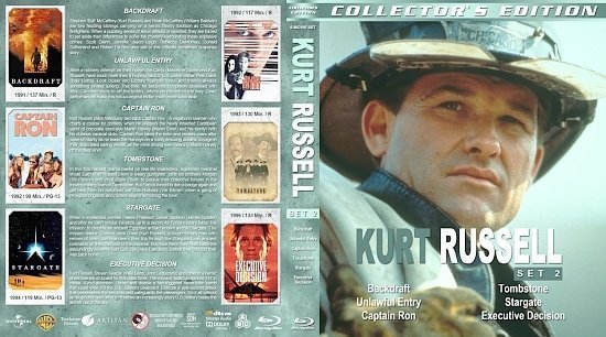 dvd cover Kurt Russell Collection Set 2