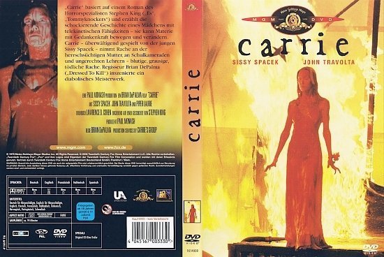 dvd cover Carrie: Des Satans jÃ¼ngste Tochter (1976) R2 German