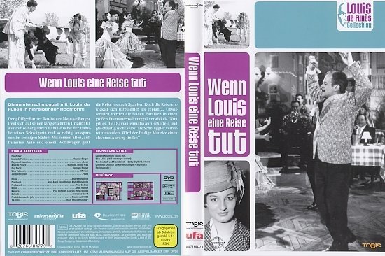 dvd cover Wenn Louis eine Reise tut (Louis de Funes Collection) (1958) R2 German