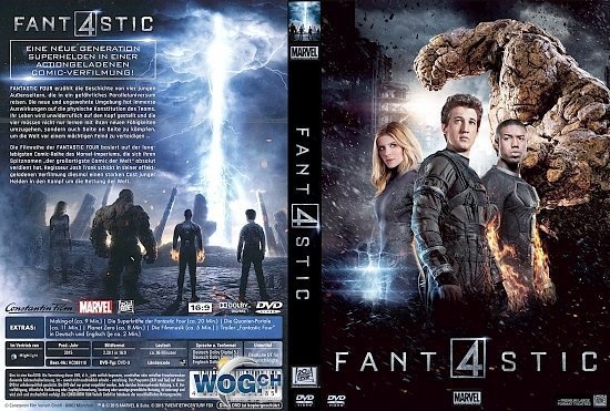 dvd cover Fantastic Four R2 GERMAN