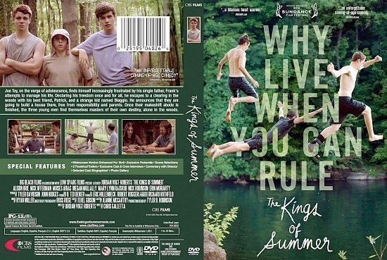 dvd cover The Kings Of Summer