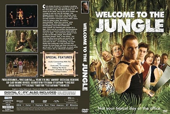 dvd cover Welcome To The Jungle