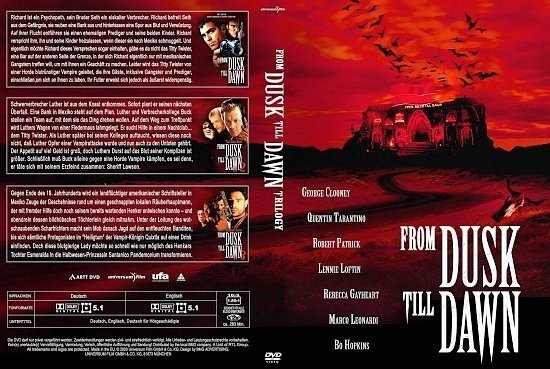 dvd cover From Dusk till Dawn Trilogie (2000) R2 GERMAN