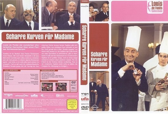 dvd cover Scharfe Kurven fÃ¼r Madame (Louis de Funes Collection) (1966) R2 German