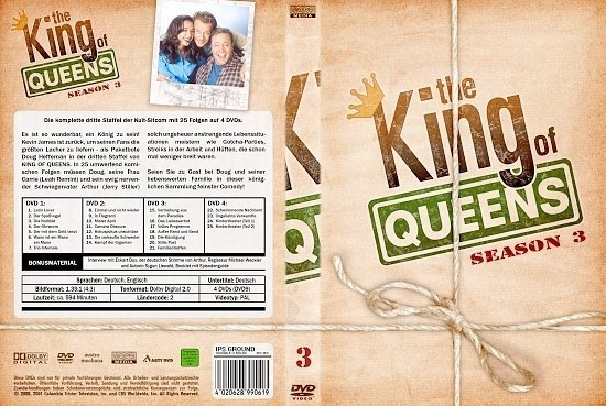 dvd cover The King of Queens: Staffel 3 (2000) R2 german