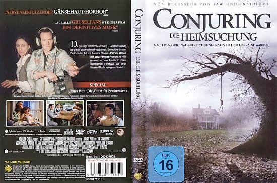 dvd cover Conjuring: Die Heimsuchung R2 GERMAN