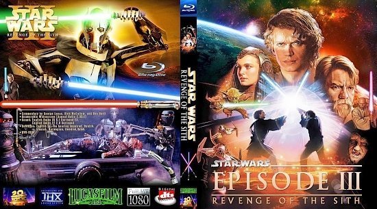 dvd cover Star Wars III Revenge of the Sith