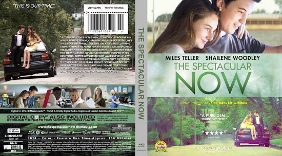 dvd cover The Spectacular Now