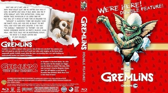 dvd cover Gremlins / Gremlins 2: The New Batch Double Feature