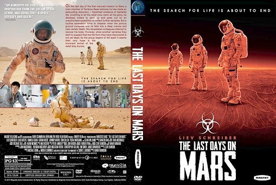 dvd cover The Last Days On Mars