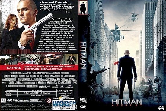 dvd cover Hitman Agent 47 R2 GERMAN