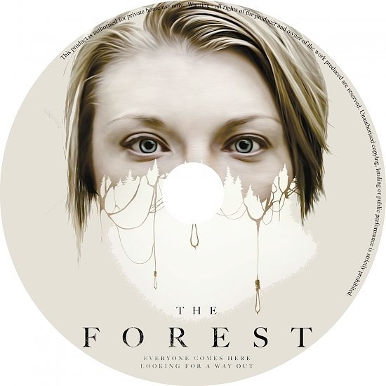 dvd cover The Forest R0 CUSTOM Label