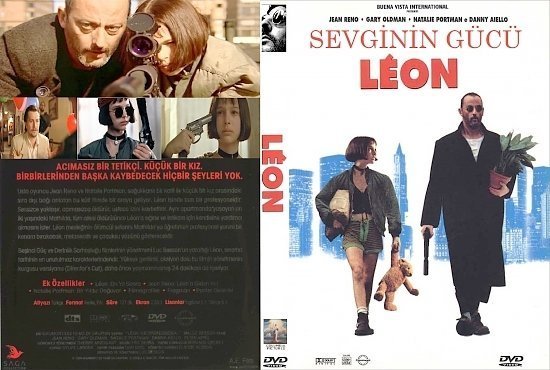 dvd cover Leon (Sevginin GÃ¼cÃ¼) (1994) Custom Turkish