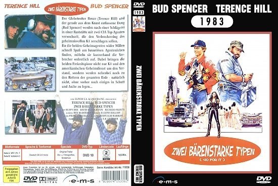 dvd cover Zwei bÃ¤renstarke Typen (Bud Spencer & Terence Hill Collection) (1983) R2 German