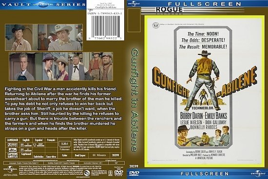 dvd cover Gunfight In Abilene (1967) R1