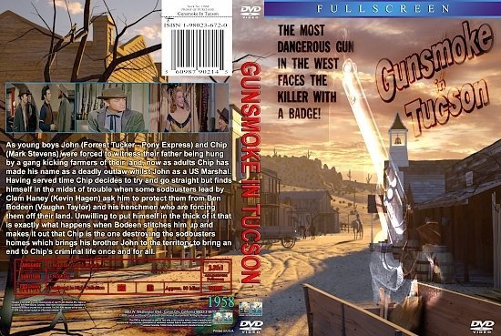 dvd cover Gunsmoke In Tucson (1958) R1