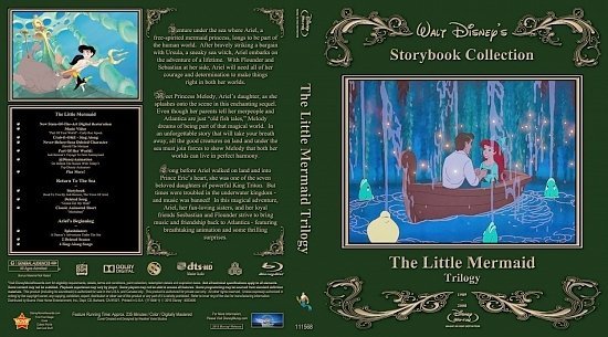 dvd cover The Little Mermaid Trilogy