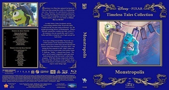 dvd cover Monstropolis 3D