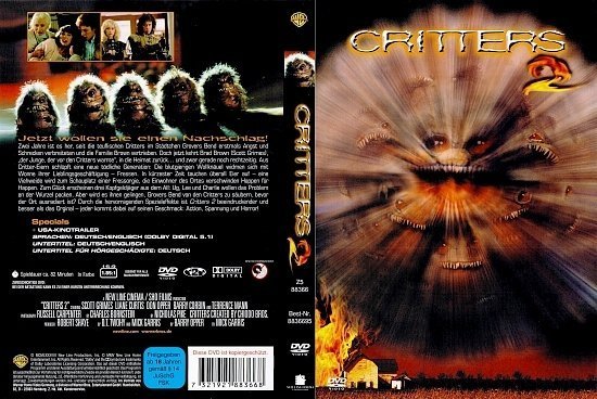 dvd cover Critters 2: Sie kehren zurÃ¼ck (1988) R2 German