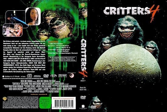 dvd cover Critters 4 (1992) R2 German