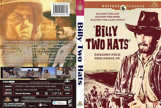 dvd cover Billy Two Hats (1974) R1
