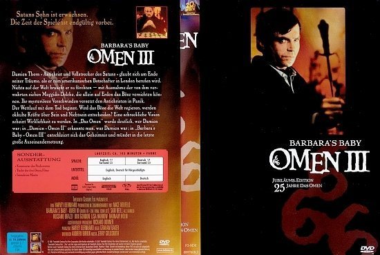 dvd cover Barbaras Baby: Omen 3 (1981) R2 German