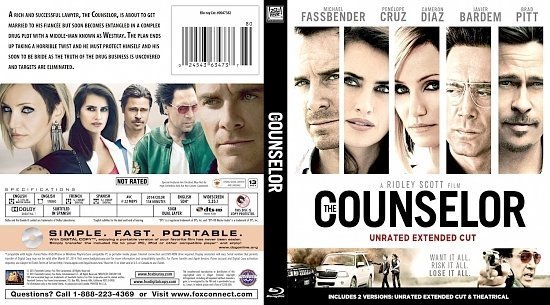 dvd cover The Councelor
