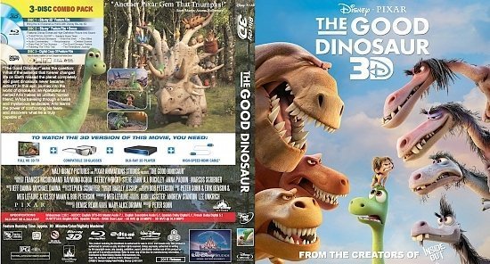 dvd cover The Good Dinosaur 3D Blu-Ray Cover