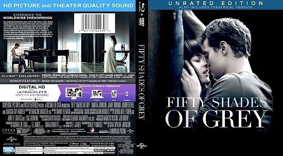 dvd cover Fifty Shades Of Grey Blu-Ray Cover