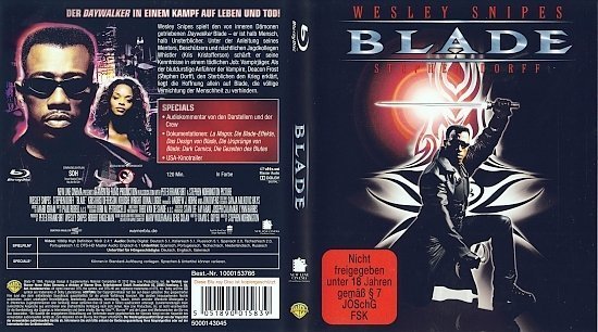 dvd cover Blade (1998) Blu-Ray German