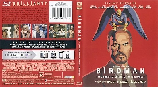 dvd cover Birdman Blu-Ray Cover