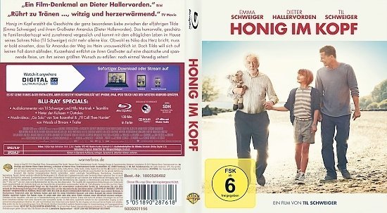 dvd cover Honig im Kopf Blu-Ray German