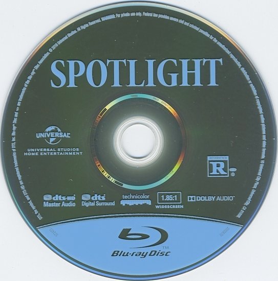 dvd cover Spotlight Blu-Ray