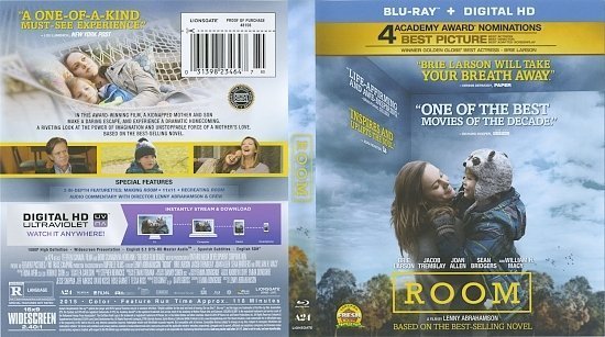dvd cover Room Blu-ray