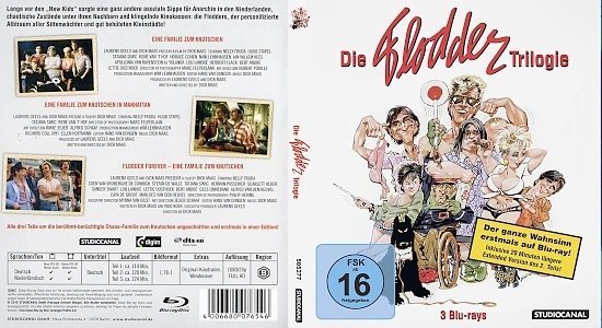 dvd cover Die Flodder Trilogie Blu-Ray German
