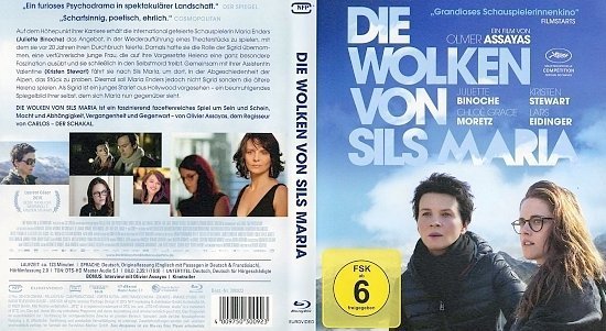 dvd cover Die Wolken von Sils Maria Blu-Ray German
