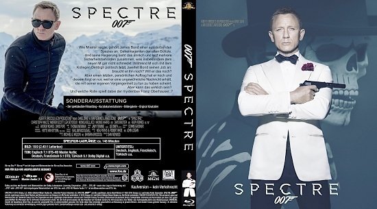 dvd cover Spectre Blu-Ray German