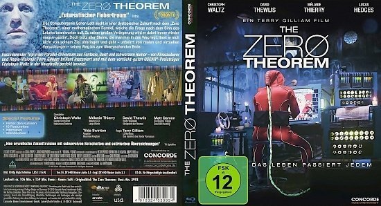 dvd cover The Zero Theorem Blu-Ray German
