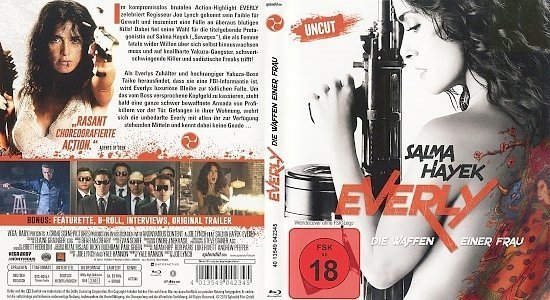 dvd cover Everly - Die Waffen einer Frau Blu-Ray German