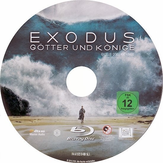 dvd cover Exodus GÃ¶tter und KÃ¶nige Blu-Ray German