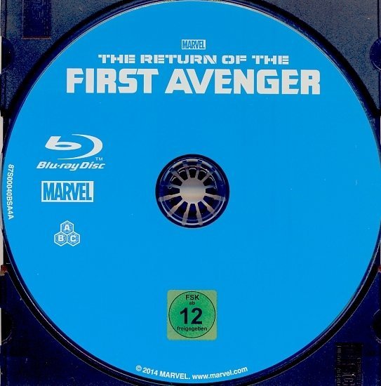 dvd cover Captain America 2 - The Return of the First Avenger Blu-Ray German