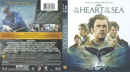 dvd cover In The Heart Of The Sea R1 Blu-Ray