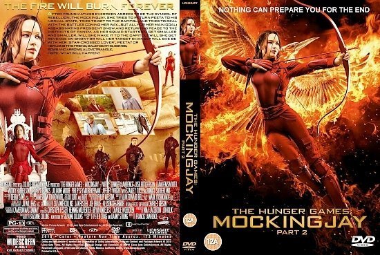 dvd cover The Hunger Games - Mockingjay - Part 2 R1 Custom