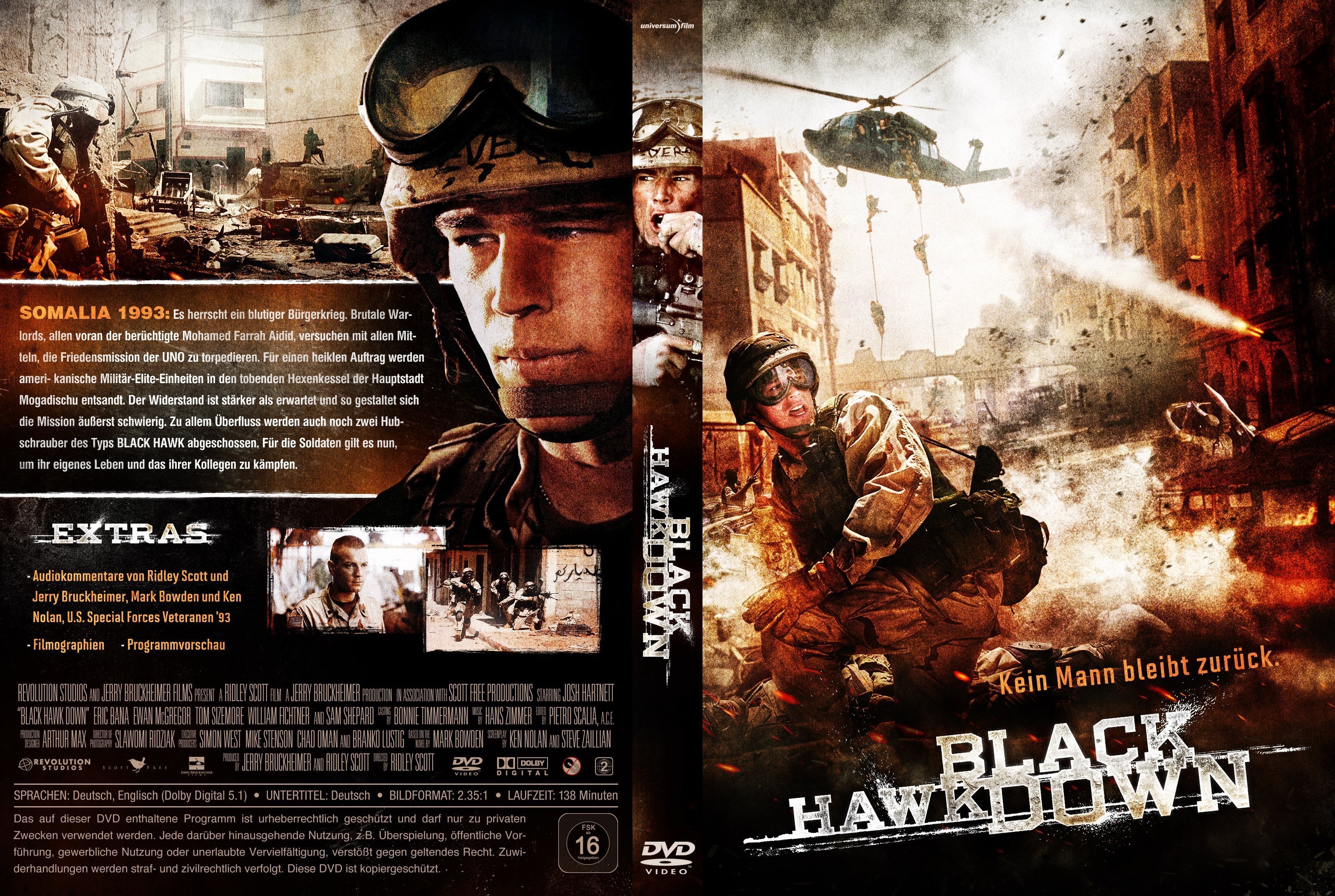 Black Hawk Down 2 Disc Set 2002 DVD: Amazoncouk