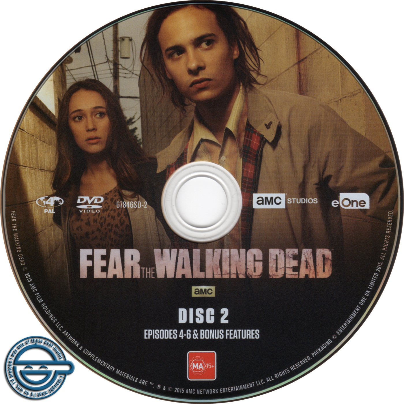 Fear The Walking Dead: Season 1 R4 DVD labels | Dvd Covers ...
