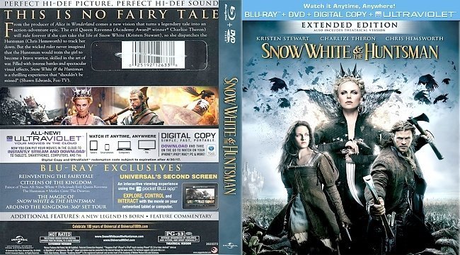 Snow White And The Huntsman  R1 Front Cover 