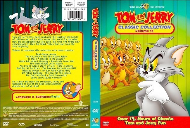 dvd cover Tom And Jerry Classic Collection Volume 11