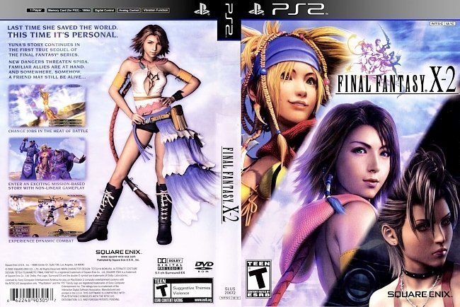 dvd cover Final Fantasy X 2 original front