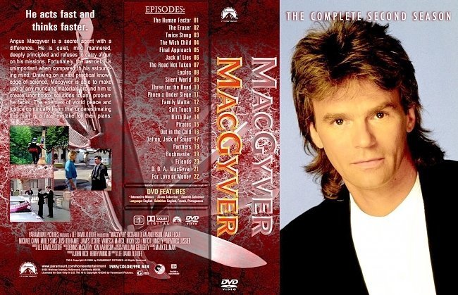 dvd cover MacGyver Season 2