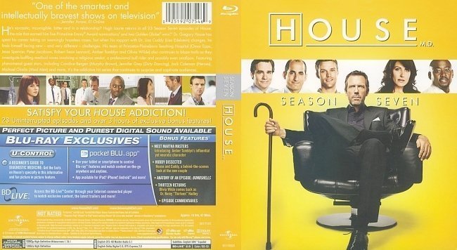 dvd cover House M.D. Season Seven